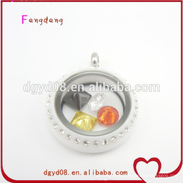 Cheap 25mm high quality plastic locket pendant wholesale